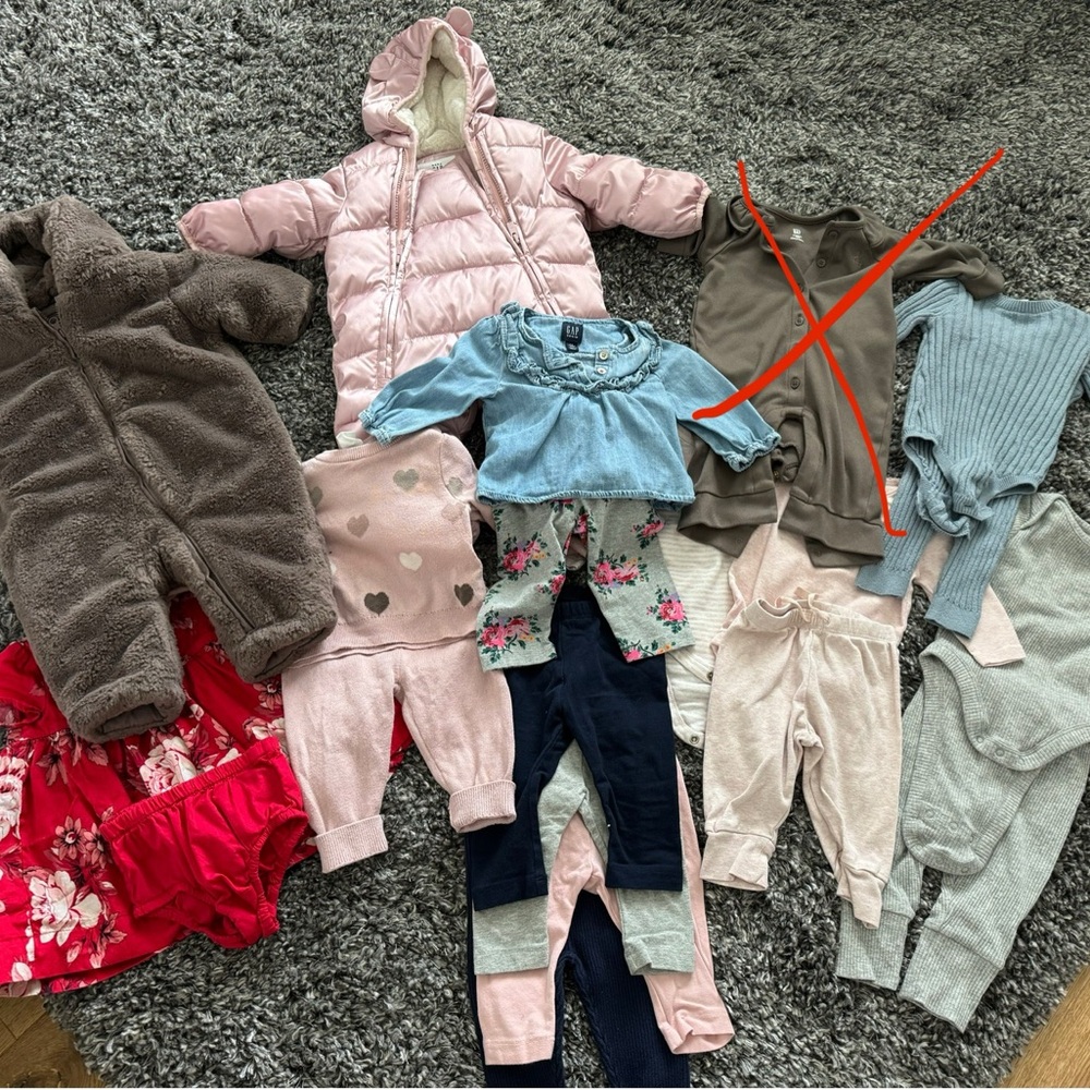 Gap Baby Girl 3-6 Months Clothing Bundle